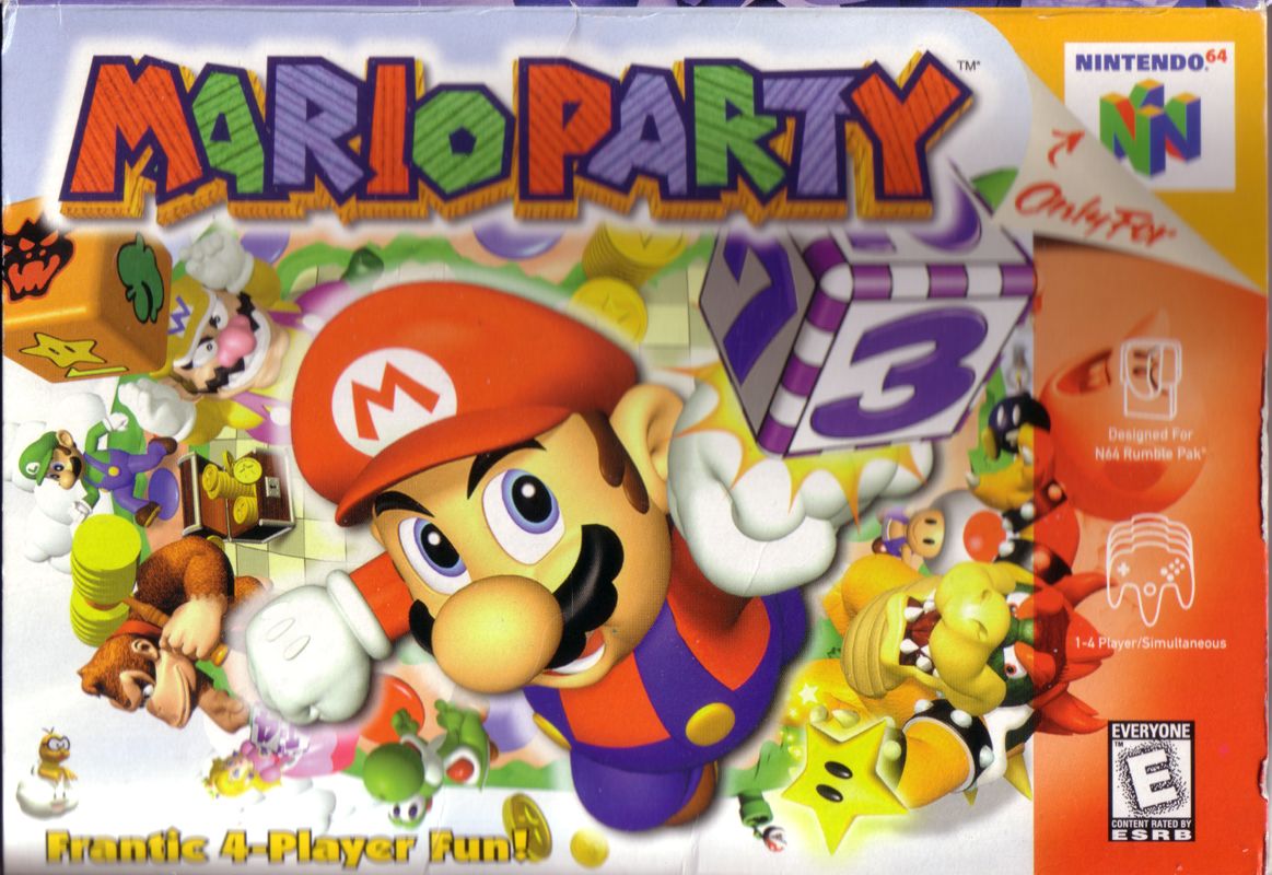 Mario Party box art for Nintendo 64